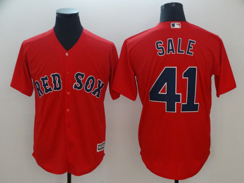 Men Boston Red Sox #41 Sale Red Game MLB Jerseys